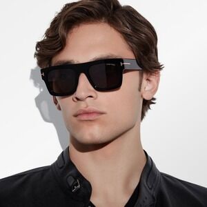 NEW!!! TOM FORD Fausto Sunglasses TF711 01A Authentic